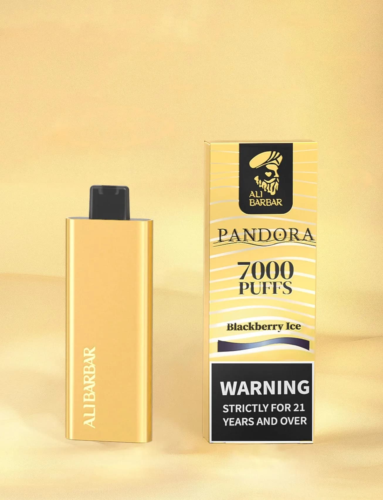 Official ALIBARBAR PANDORA 7000 Blackberry Ice product photography